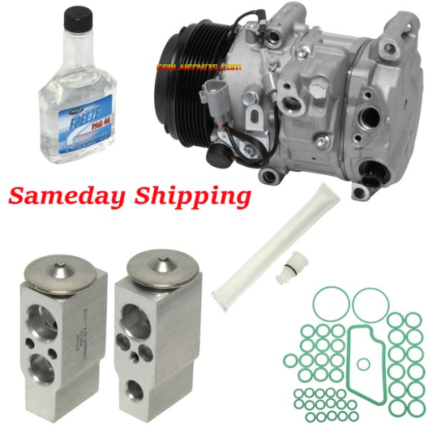 NEW A/C Compressor Toyota RAV4 3.5L 06-12 FULL AC REPAIR KIT 4710565, 883204212084, 883200T010, 8832028420